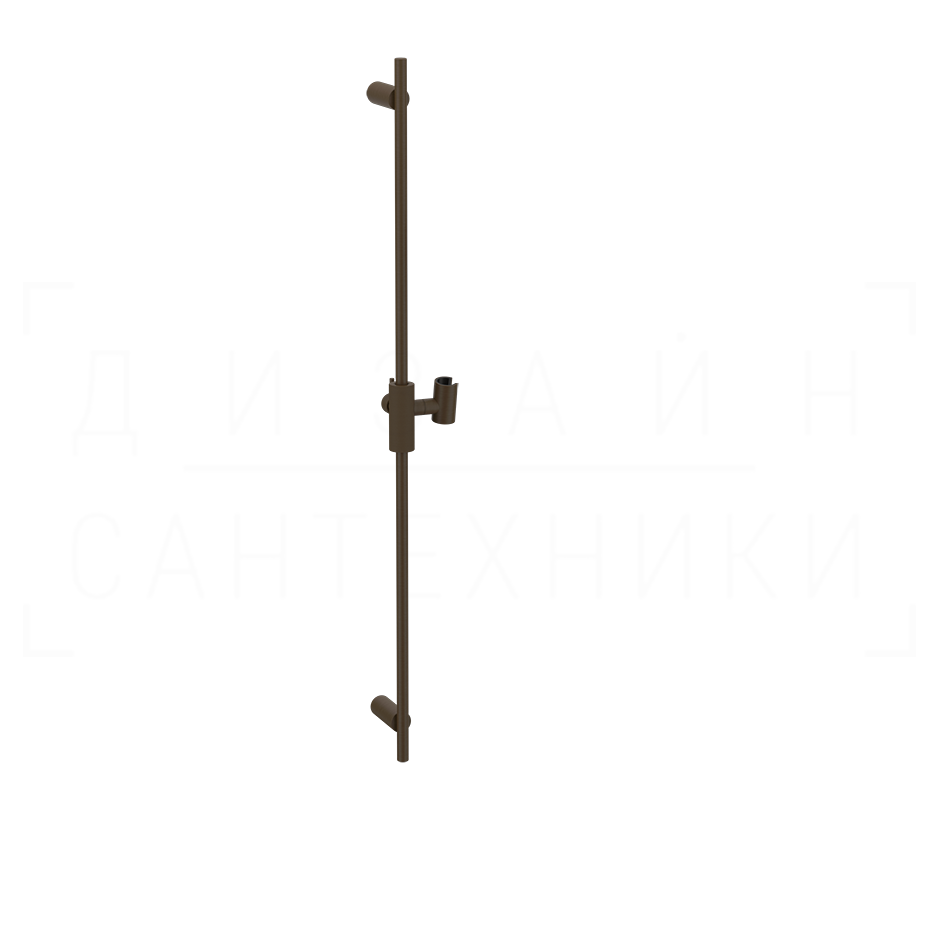 Gessi Anello Душевая штанга 90 см, с держателем для лейки, цвет: dark bronze 63485#845
