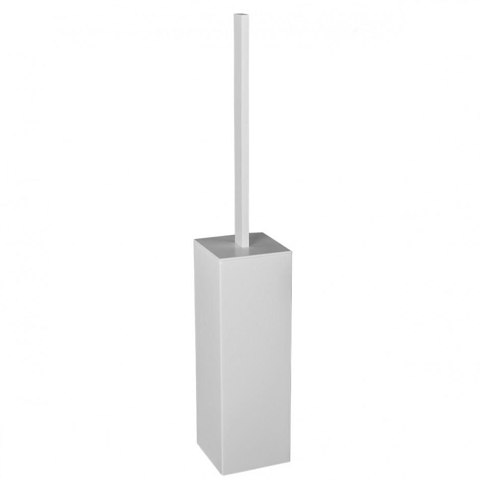 Colombo Design Look Ершик для унитаза напольный, с латунной колбой, цвет: matt white B1606.BM