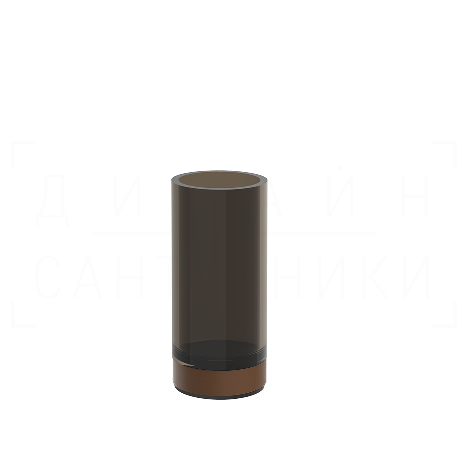 Gessi Perle Стакан настольный, стеклянный, цвет: dark bronze 74833#845