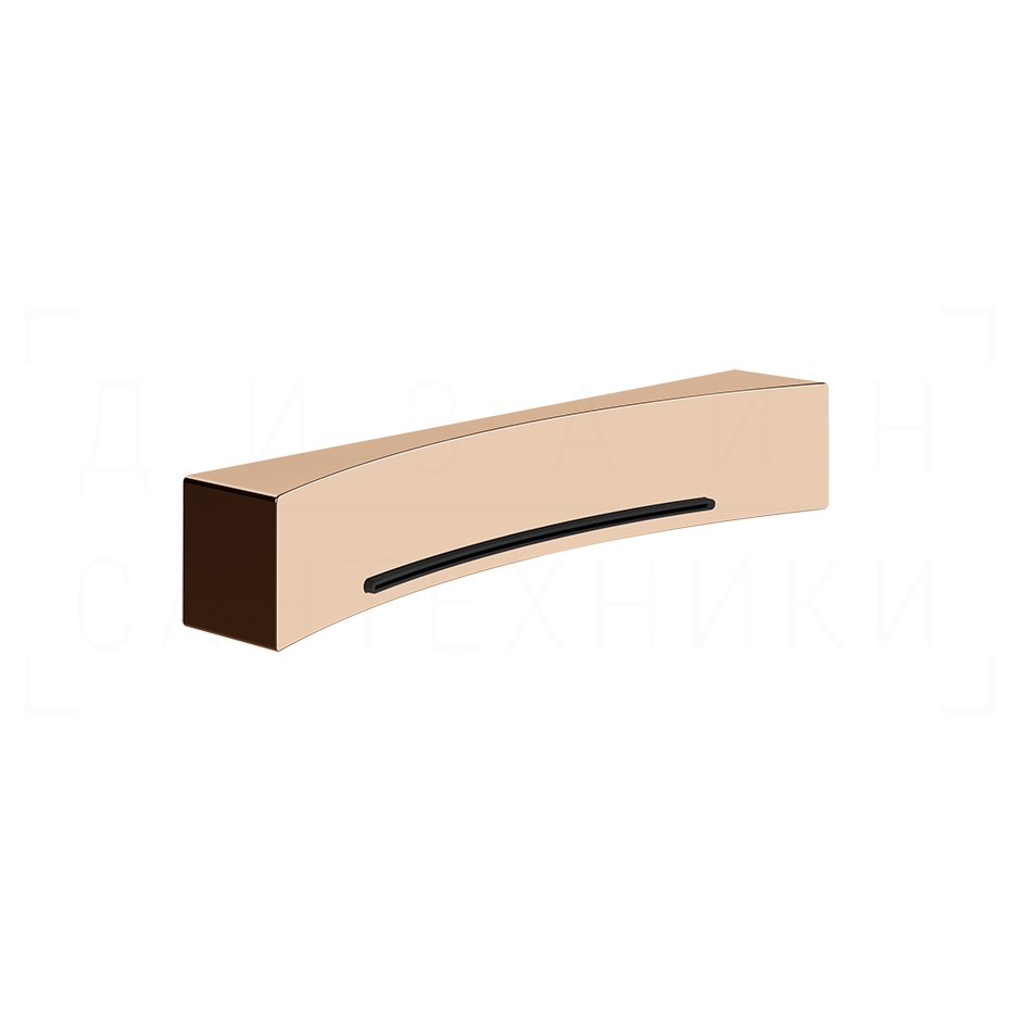 Gessi Perle Излив настенный для ванны, каскадный, цвет: copper PVD 57595#030