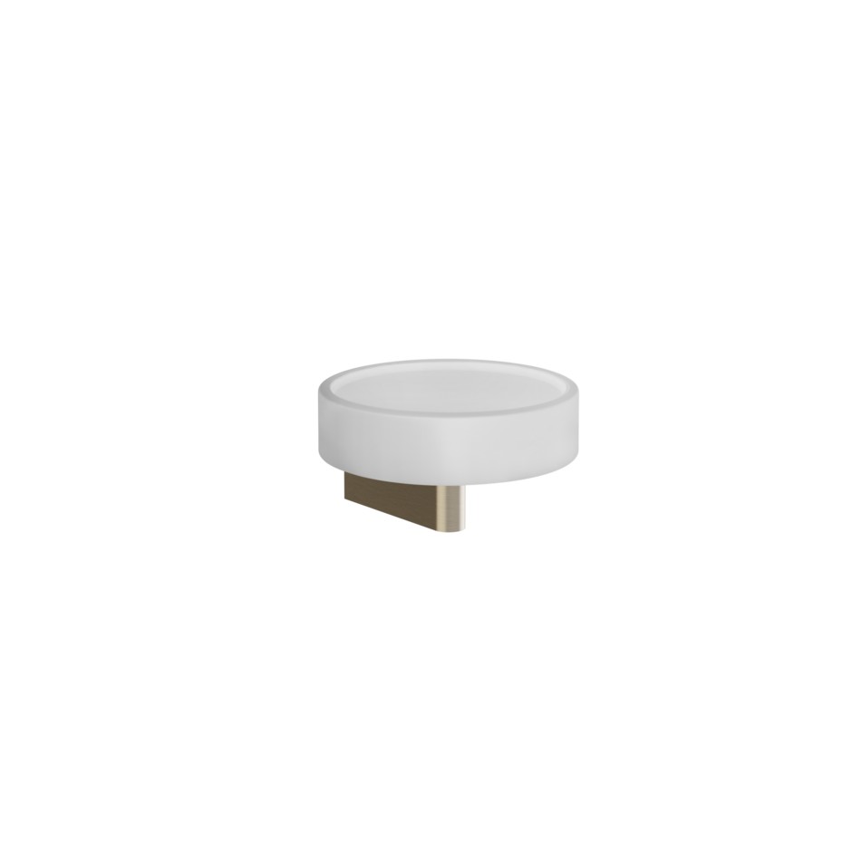 Gessi Habito Мыльница настенная белая, цвет: finox brushed nickel 66401#149