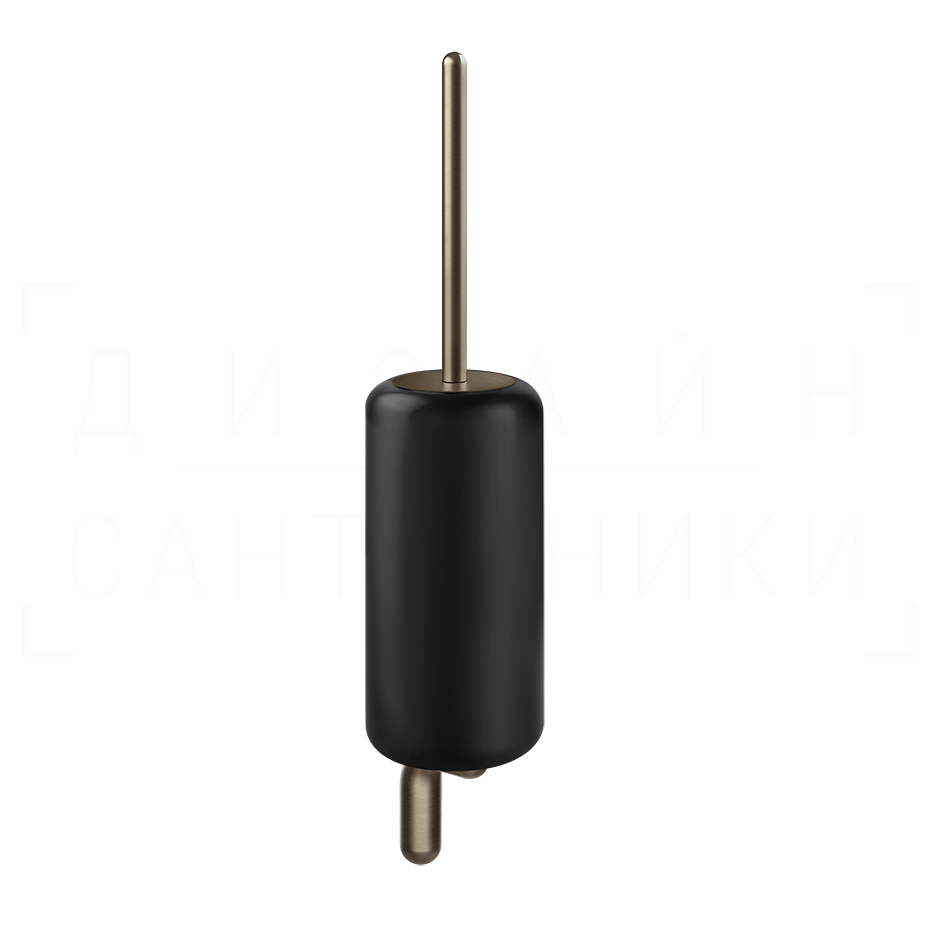 Gessi Goccia Ершик для унитаза подвесной, колба Gres, цвет: black/coffee bronze brushed PVD 38020#761