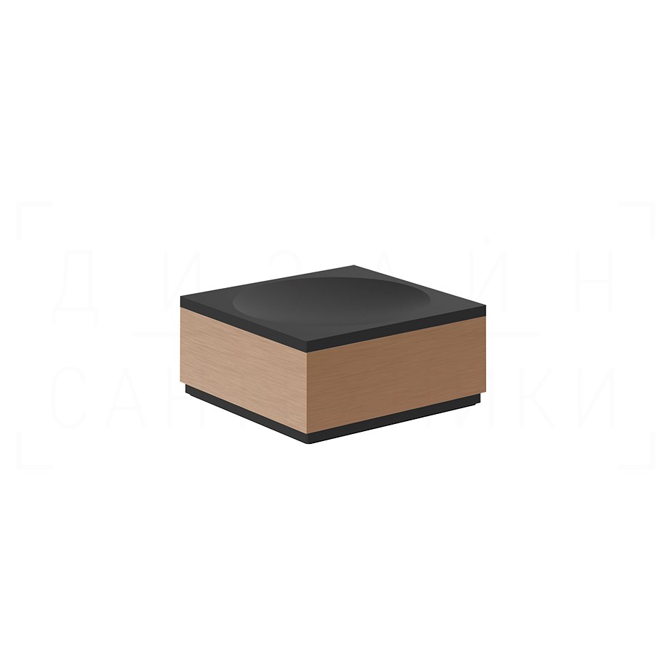 Gessi Jacqueline Мыльница с керамической чашей, подвесная, цвет: copper brushed PVD 77501#708