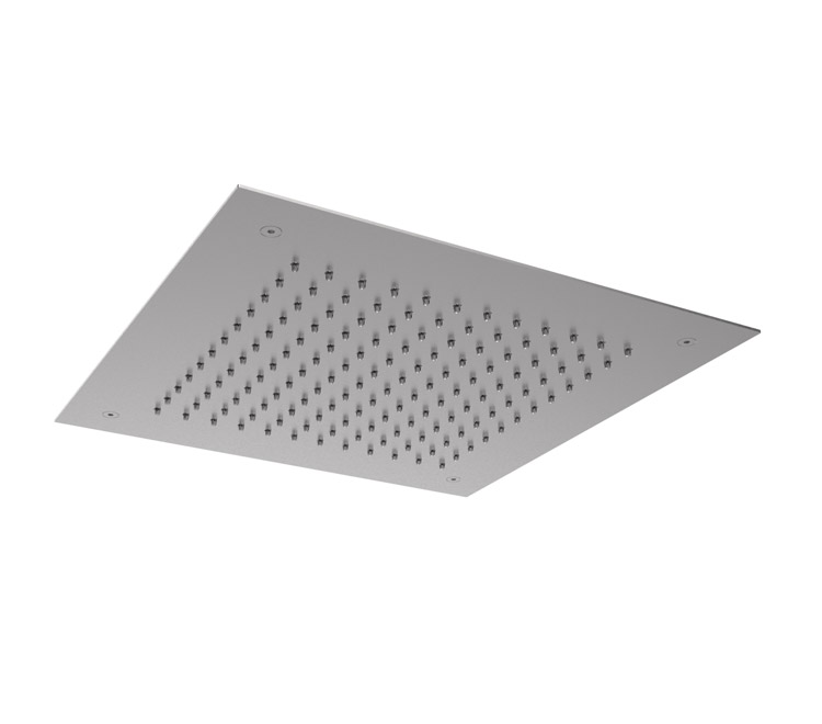 Almar Square 380 Потолочный душ 38х38 см, встраиваемый, 1 режим, цвет: brushed stainless steel E044046.316