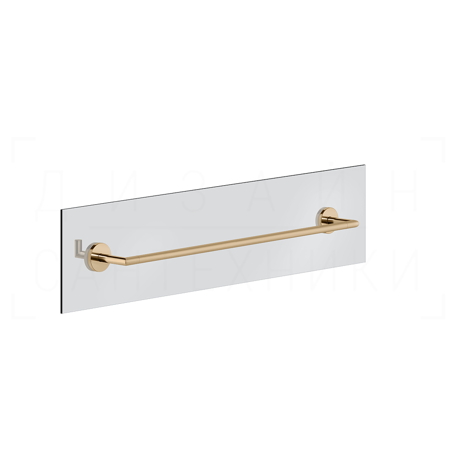 Gessi Ventaglio Полотенцедержатель для крепления на стекло 65 см, цвет: warm bronze PVD 63728#735