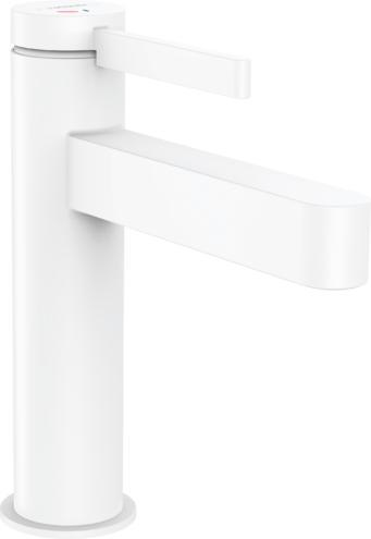 Hansgrohe Finoris Смеситель для раковины однорычажный, с донным клапаном, цвет: матовый белый 76024700