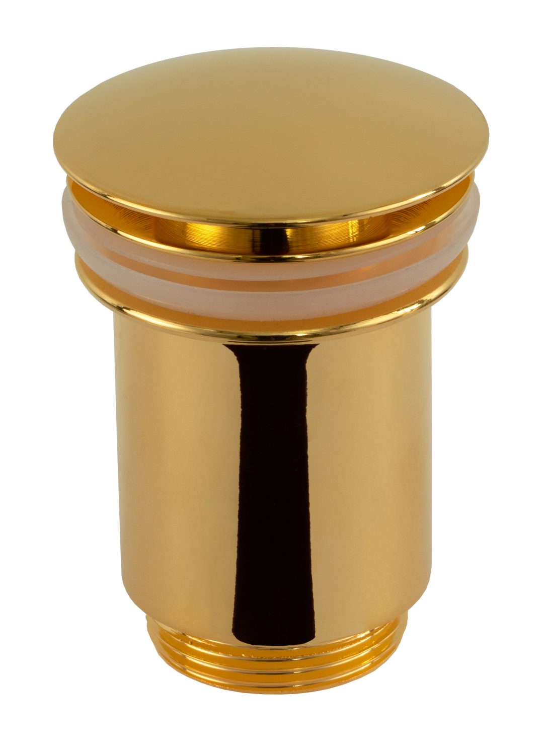 Remer Донный клапан click-clack без перелива, цвет: oro lucido 904CC114DO