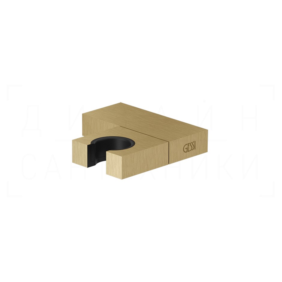 Gessi Rettangolo Держатель для ручного душа поворотный, цвет: warm bronze brushed PVD 20160#726