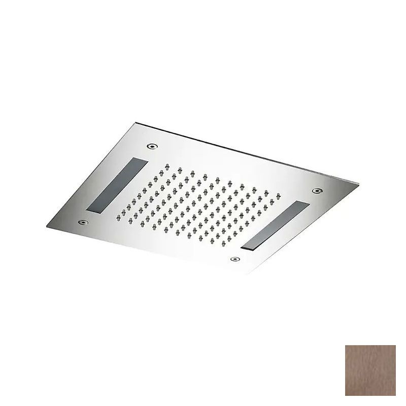 Almar Square 300 Потолочный душ 30х30 см, встраиваемый, 1 режим, цвет: PVD brushed copper E044174.CO