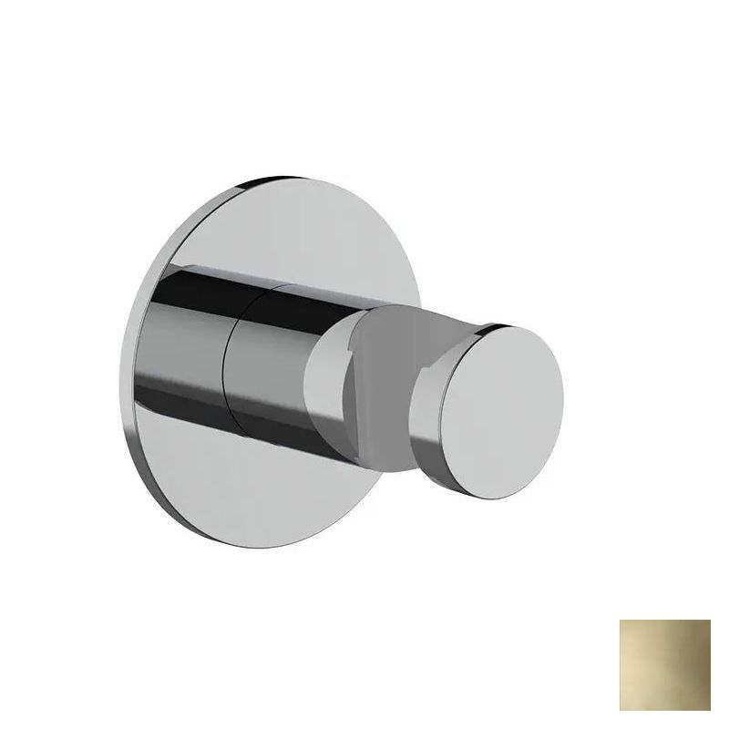 Almar Round Держатель душевой лейки на стену из латуни, цвет: PVD polished gold E120012.GO