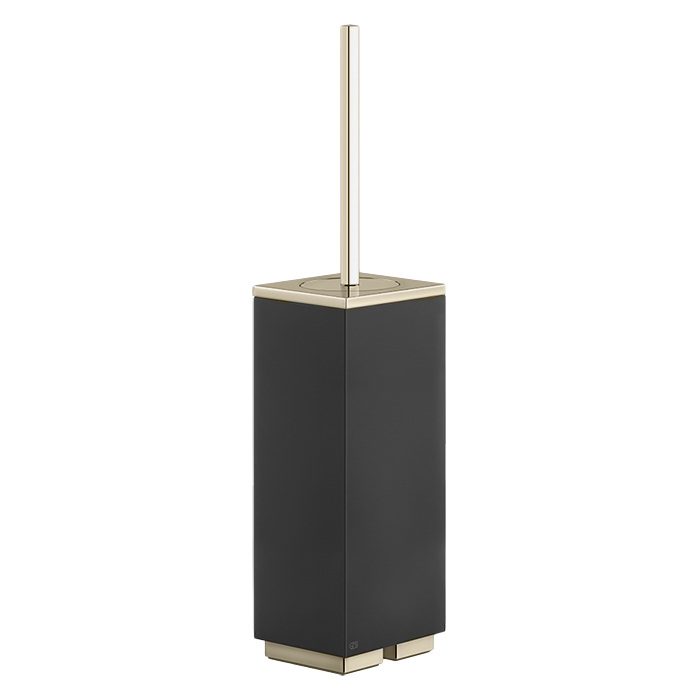 Gessi Inverso/Rettangolo Ершик для унитаза напол., с латунной колбой, цвет: warm bronze brushed PVD 20844#726