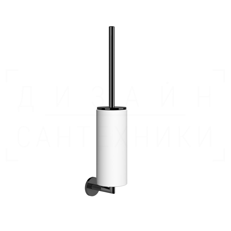 Gessi Ingranaggio Ершик для унитаза подвесной, колба Neolite, цвет: white/black metal PVD 63819#706