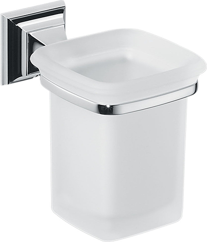 Colombo Design Portofino Стакан подвесной, матовое стекло, латунь, цвет: chrome B3202.CR-VAN