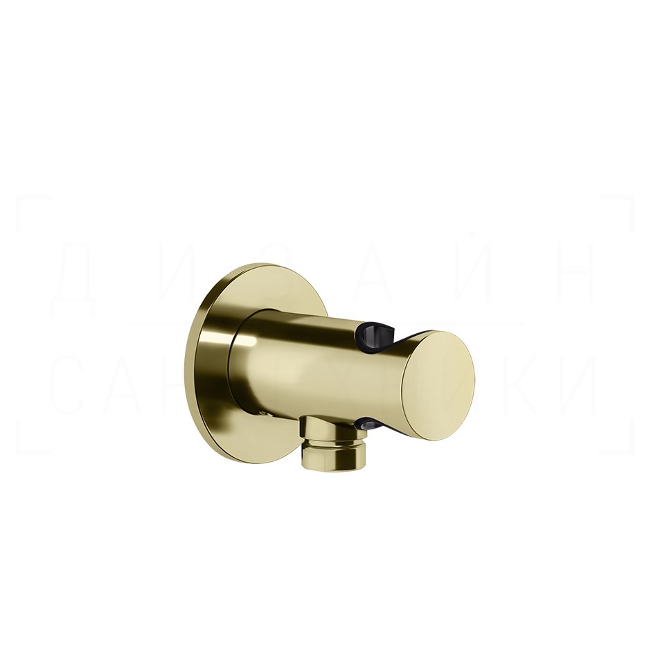 Gessi Anello Шланговое подключение с держателем для душа, цвет: brass PVD 63461#710