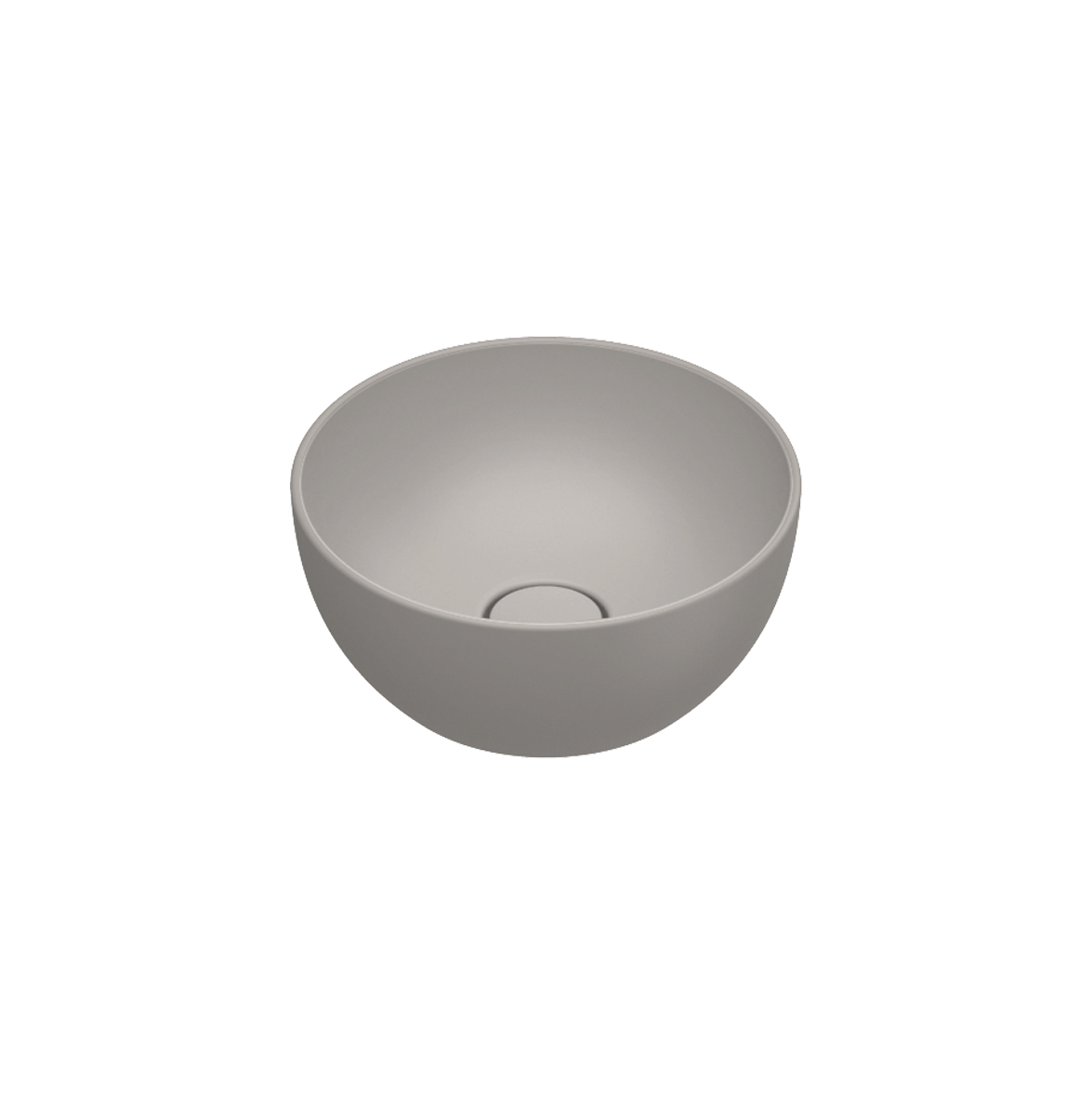Catalano Sfera Раковина чаша d32x14h см, без перелива, покрытие Cataglaze, цвет: tortora матовый 0523320032