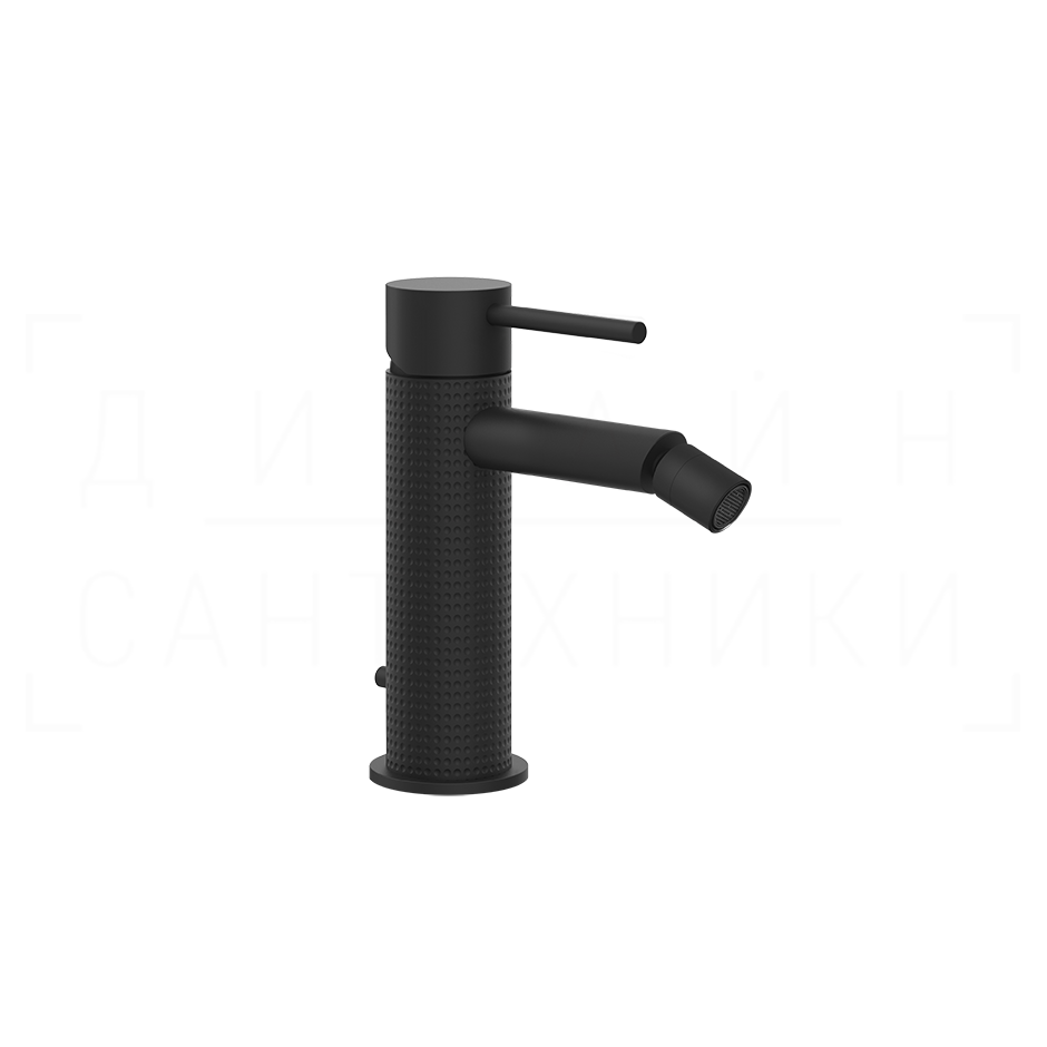 Gessi 316 Cesello Смеситель для биде с донным клапаном, излив 11,9 см, цвет: matte black 54407#299