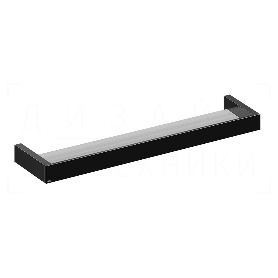 Gessi Inverso/Rettangolo Полка металлическая 61,5 см, подвесная, цвет: black metal PVD 20945#706