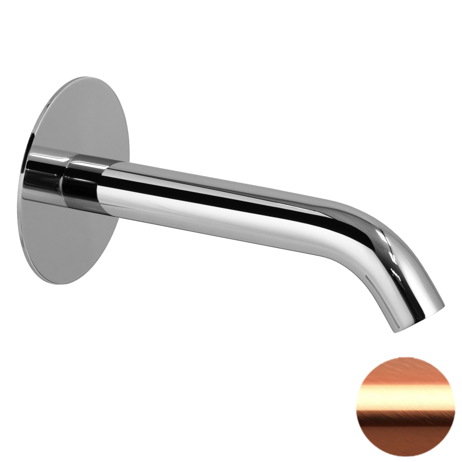 Remer X Style Излив настенный 16,5 см, цвет: rame spazzolato 91XF90RP