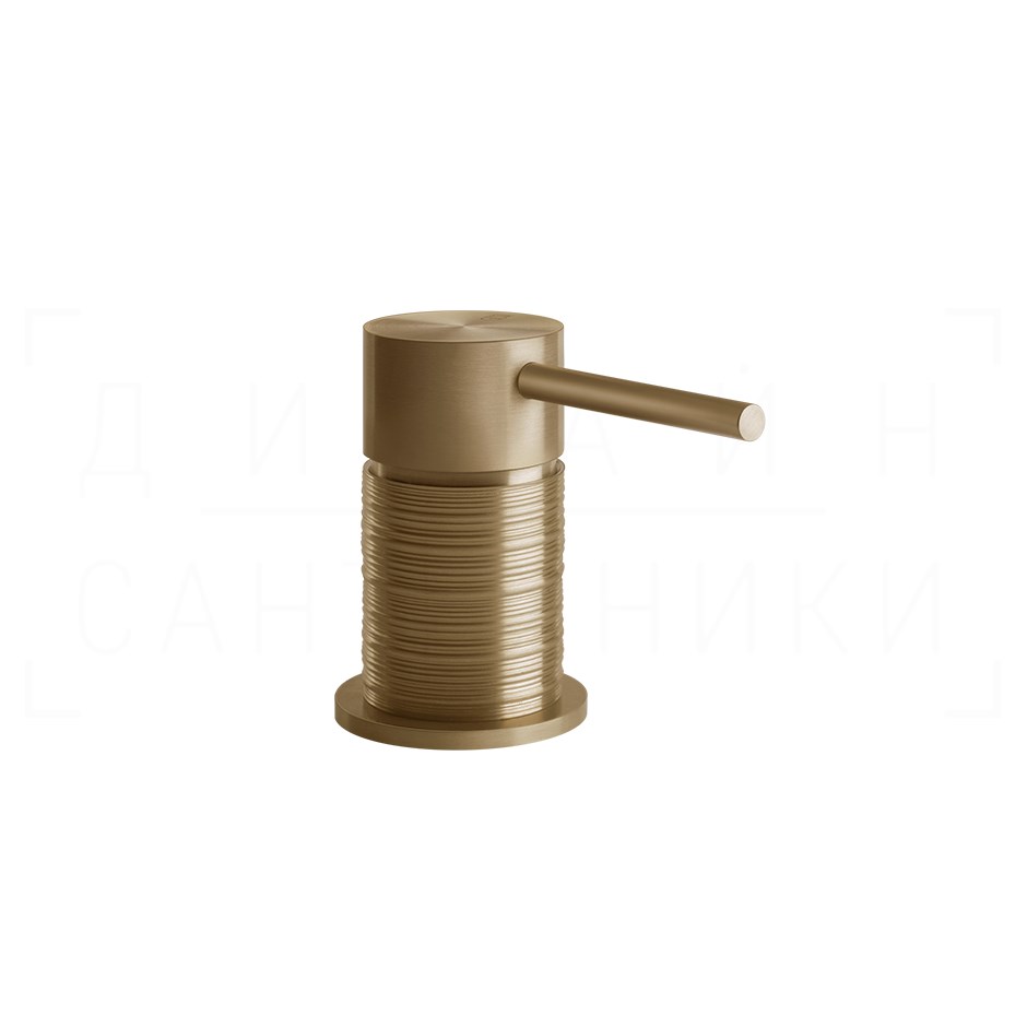 Gessi 316 Trame Смеситель для раковины, без излива и донного клапана, цвет: warm bronze brushed PVD 54305#726