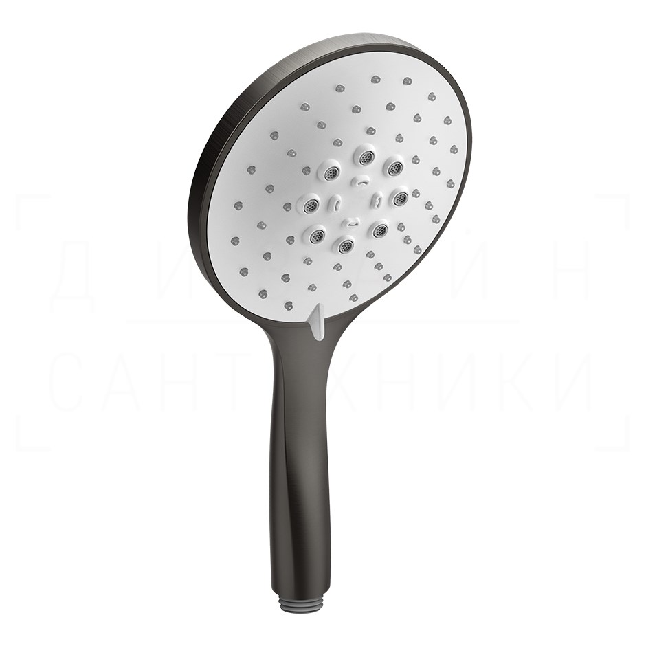 Gessi Ручной душ с 3 видами струи, цвет: black metal brushed PVD 14376#707