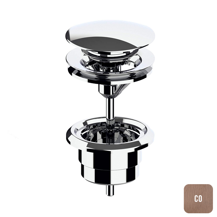 Almar Mixers Донный клапан универсальный, цвет: brushed copper E094000.CO