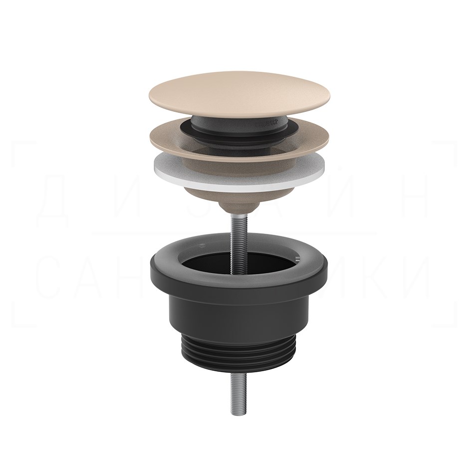 Gessi Донный клапан универсальный “Stop&Go”, цвет: matte cipria 01421#275