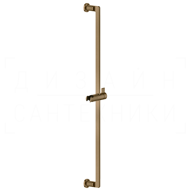 Gessi Inciso Душевая штанга 84,1 см, с держателем для лейки, цвет: deep bronze brushed PVD 58144#791