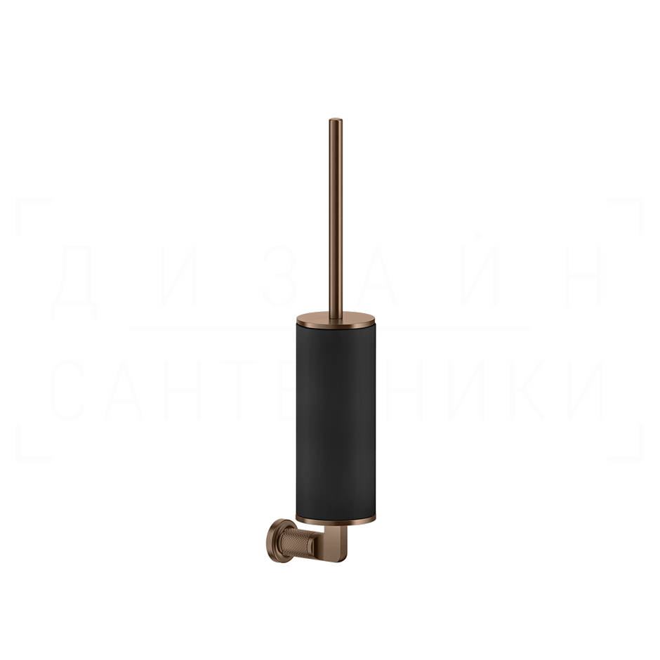 Gessi Inciso Ершик для унитаза подвесной, колба Neolite, цвет: black/copper brushed PVD 58520#708