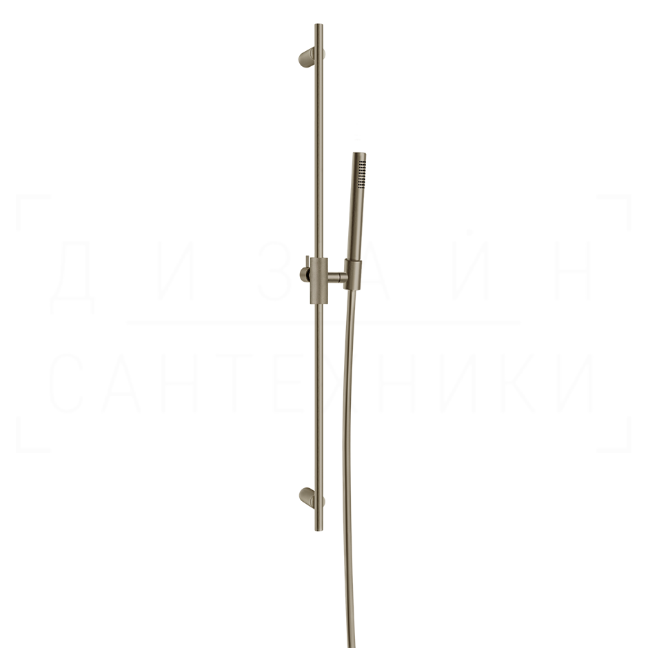 Gessi Anello Душевой гарнитур: ручной душ, штанга, держ., шланг 150 см, цвет: finox brushed nickel 63484#149