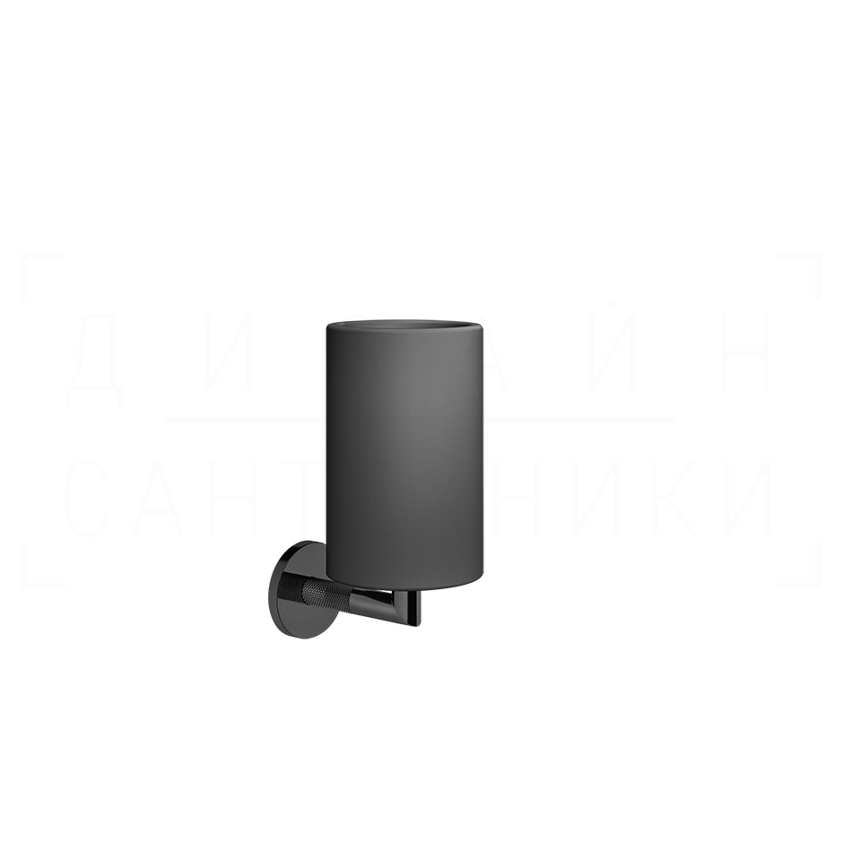 Gessi Anello Стакан подвесной, керамический Neolite, цвет: black metal PVD 63708#706