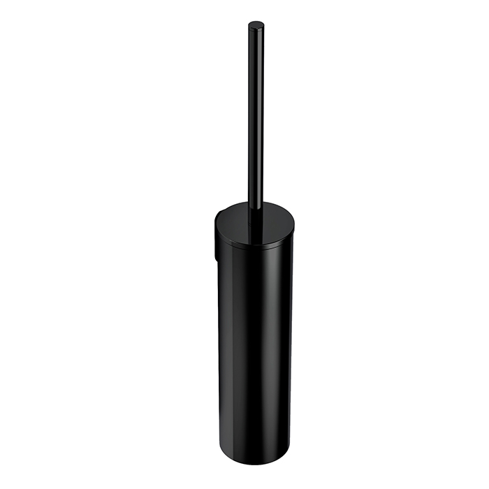 Colombo Design Mini Ершик для унитаза подвесной, с латунной колбой, цвет: matt black B4007.NM