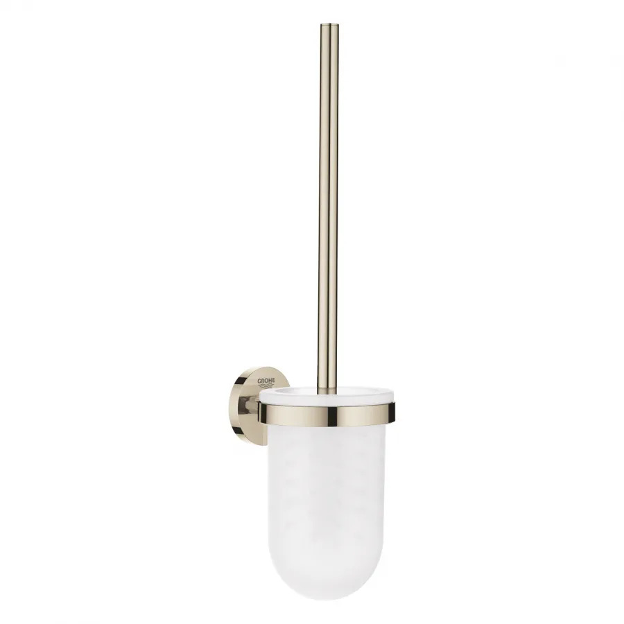 Grohe Essentials Ершик для унитаза подвесной со стеклянной колбой, цвет: никель 40374BE1