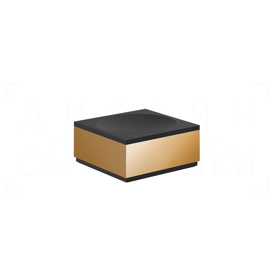 Gessi Jacqueline Мыльница с керамической чашей, подвесная, цвет: warm bronze PVD 77501#735