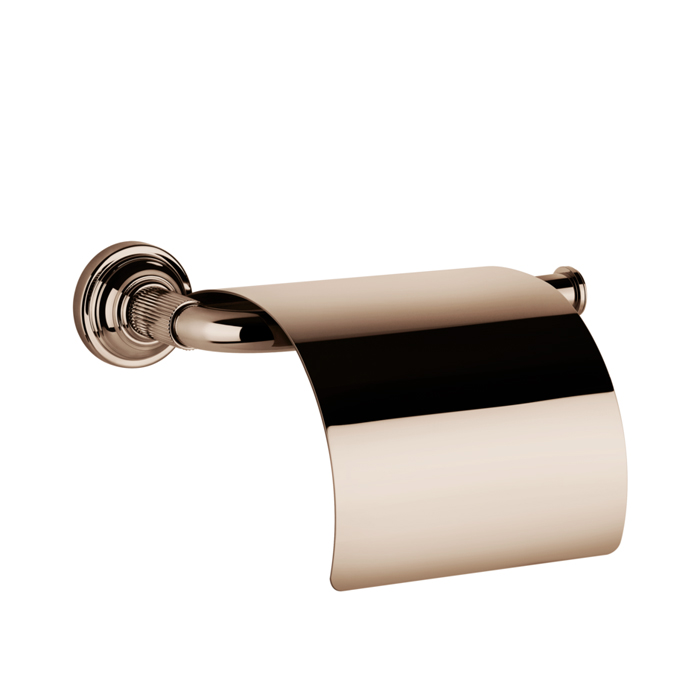 Gessi Venti20 Держатель туалетной бумаги с крышкой, подвесной, цвет: copper PVD 65449#030