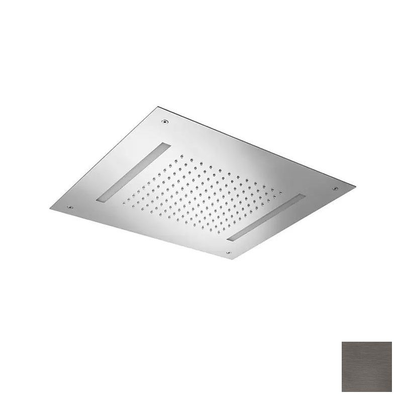 Almar Square 500 Потолочный душ 49,8х49,8 см, встраиваемый, 1 режим, цвет: PVD brushed gun metal E044197.GM