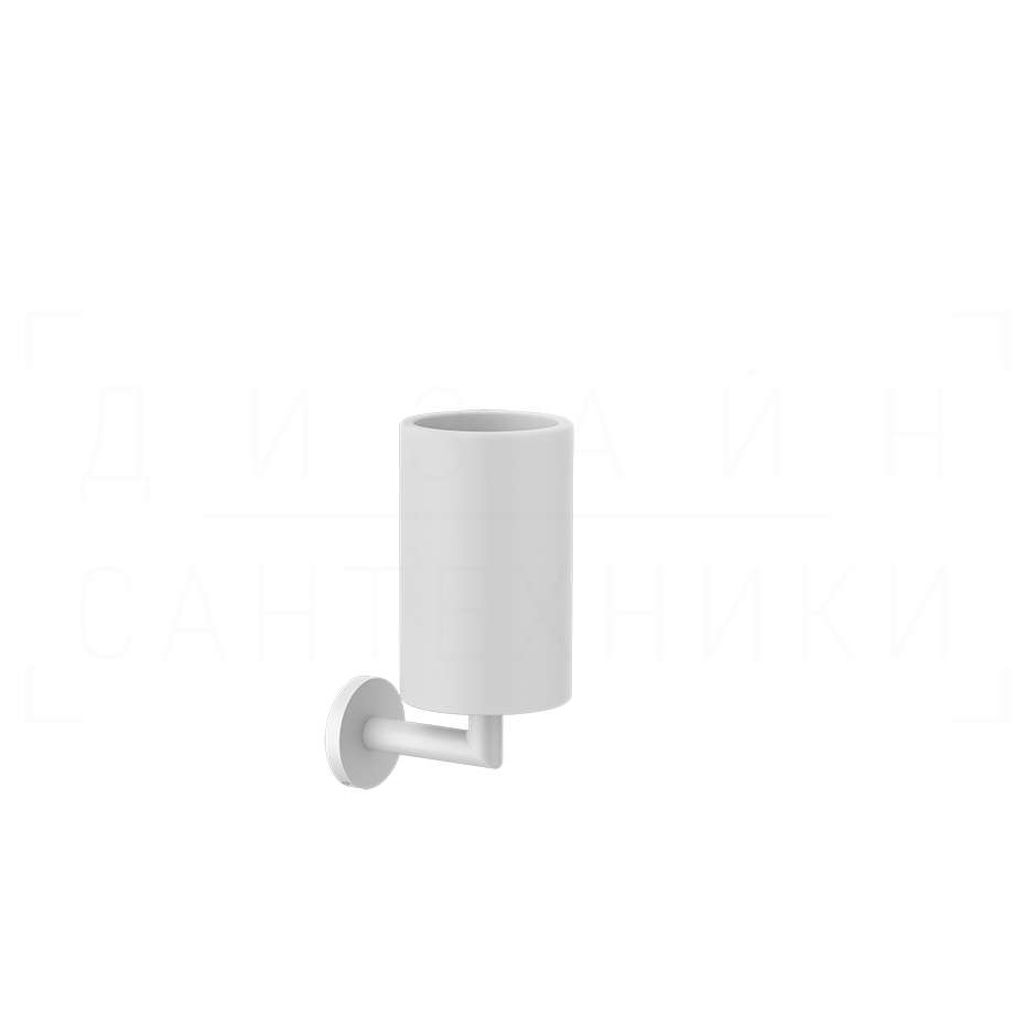 Gessi Ventaglio Стакан подвесной, керамический Neolite, цвет: white/matte white 63607#279