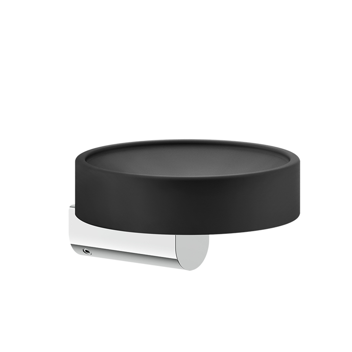 Gessi Rilievo Мыльница с керамической чашей, подвесная, цвет: chrome 59502#299
