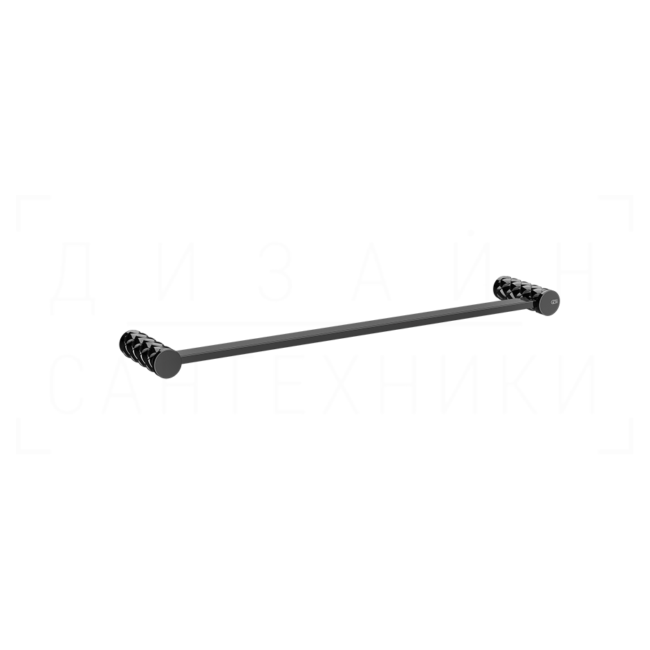 Gessi Pelle Полотенцедержатель 47,8 см, подвесной, цвет: black metal PVD 78600#706