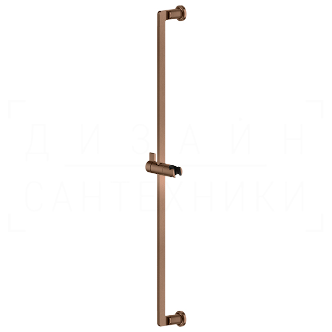 Gessi Inciso Душевая штанга 84,1 см, с держателем для лейки, цвет: copper brushed PVD 58144#708