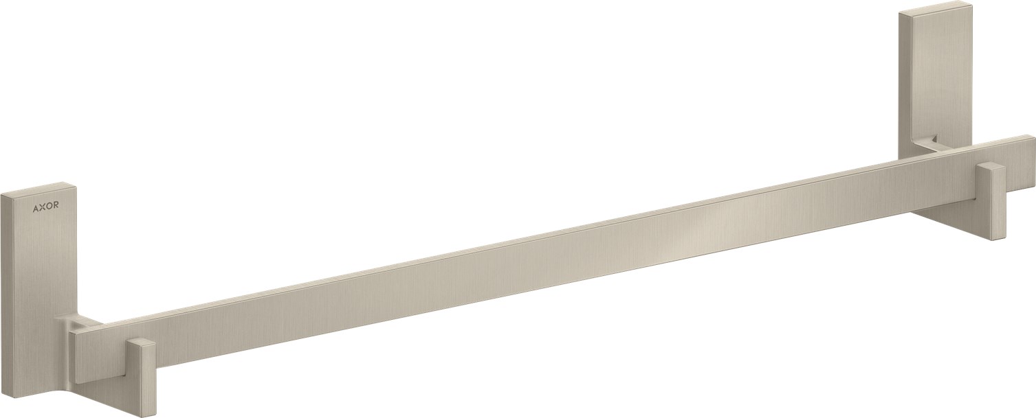 Axor Universal Rectangular Полотенцедержатель 64 см, подвесной, цвет: шлифованный никель 42661820