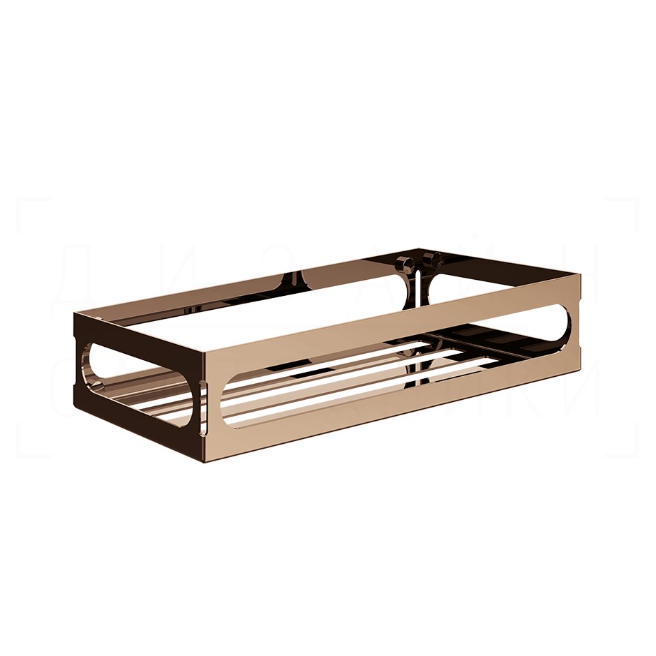 Gessi Rilievo Полка металлическая 30 см, подвесная, цвет: copper PVD 59549#030