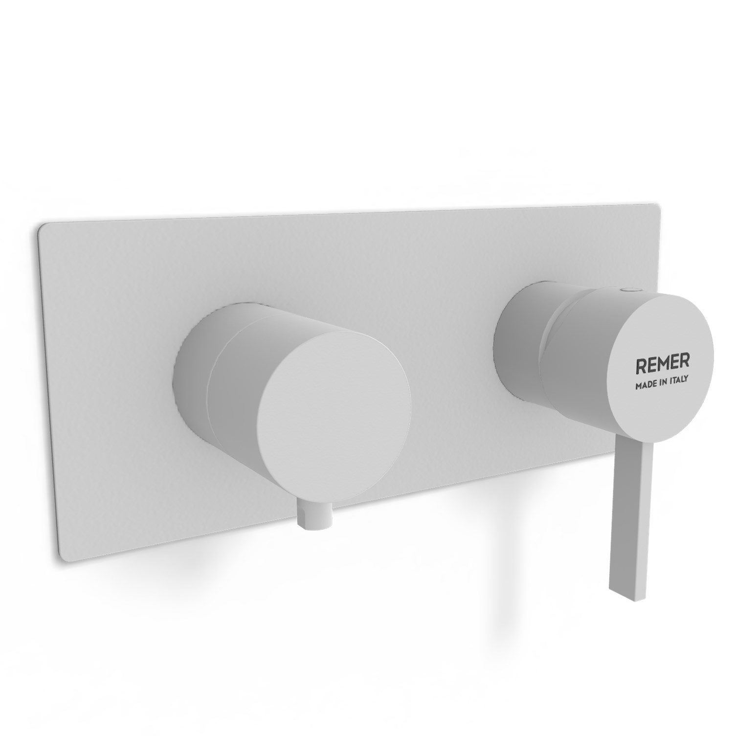 Remer Metrica Смеситель для душа встраиваемый, 3 потребителя, цвет: bianco opaco MC93ZWBBO