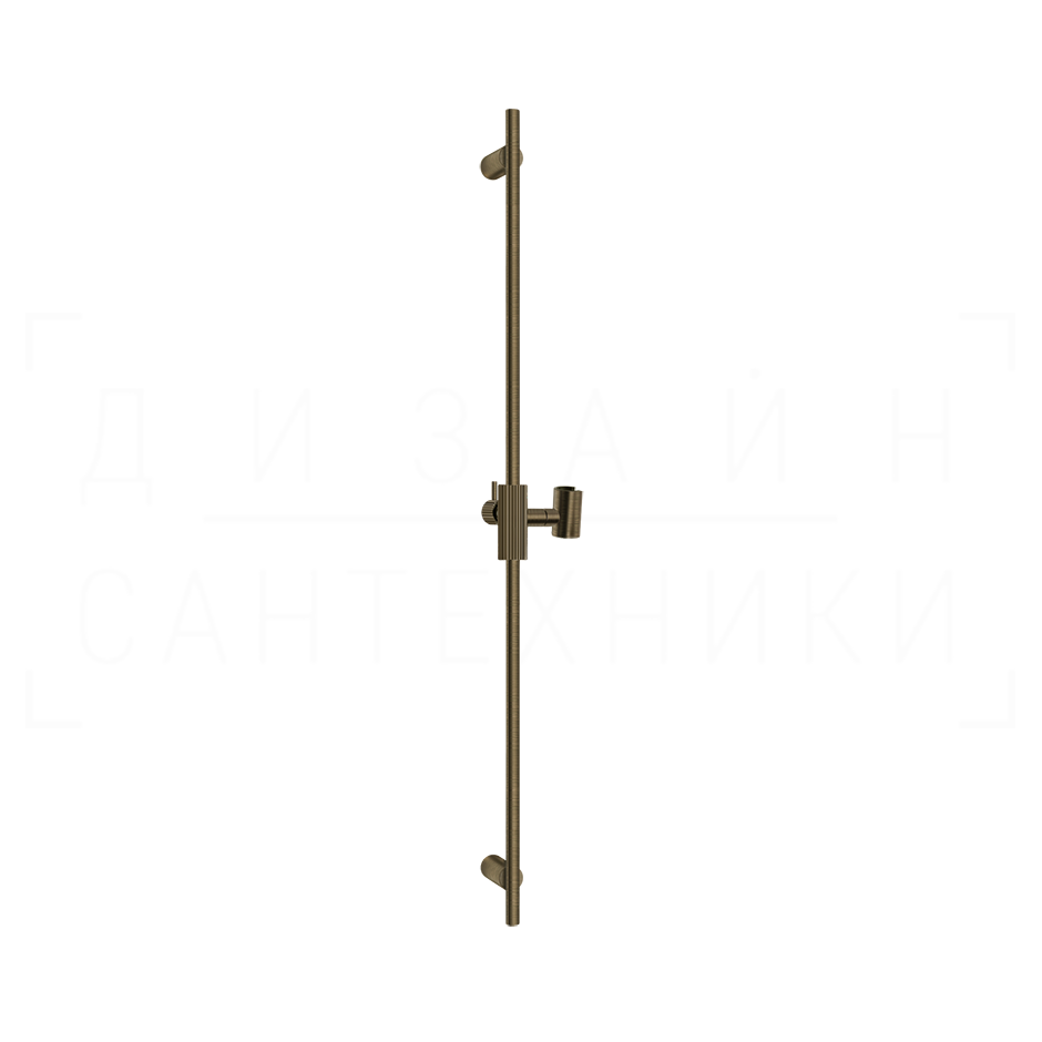 Gessi Ingranaggio Душевая штанга 90 см, с держателем для лейки, цвет: antique brass 63585#713