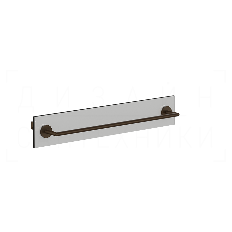 Gessi Ventaglio Полотенцедержатель для крепления на стекло 65 см, цвет: dark bronze 63728#845