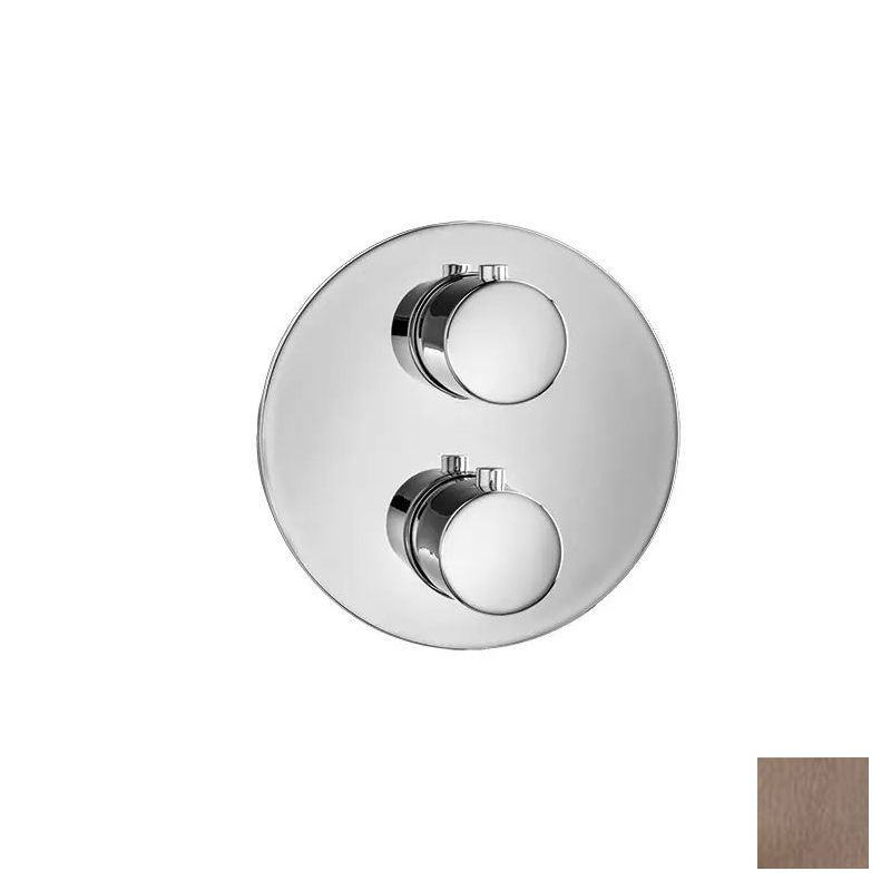 Almar Core Round Термостат для душа, внешняя часть на 1 потребитель, цвет: PVD brushed copper E176831.CO