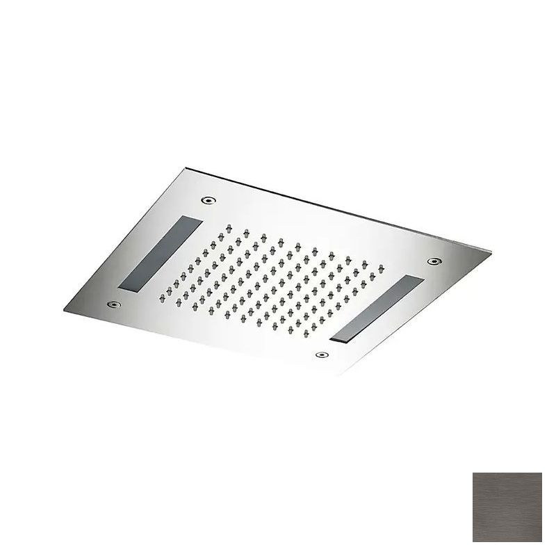 Almar Square 300 Потолочный душ 30х30 см, встраиваемый, 1 режим, цвет: PVD brushed gun metal E044174.GM
