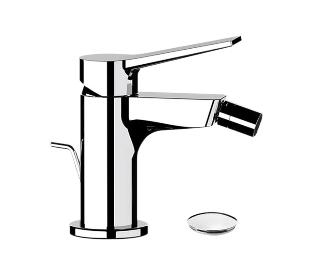 Remer Slash & Dot Смеситель для биде, с донным клапаном, цвет: cromo SL20