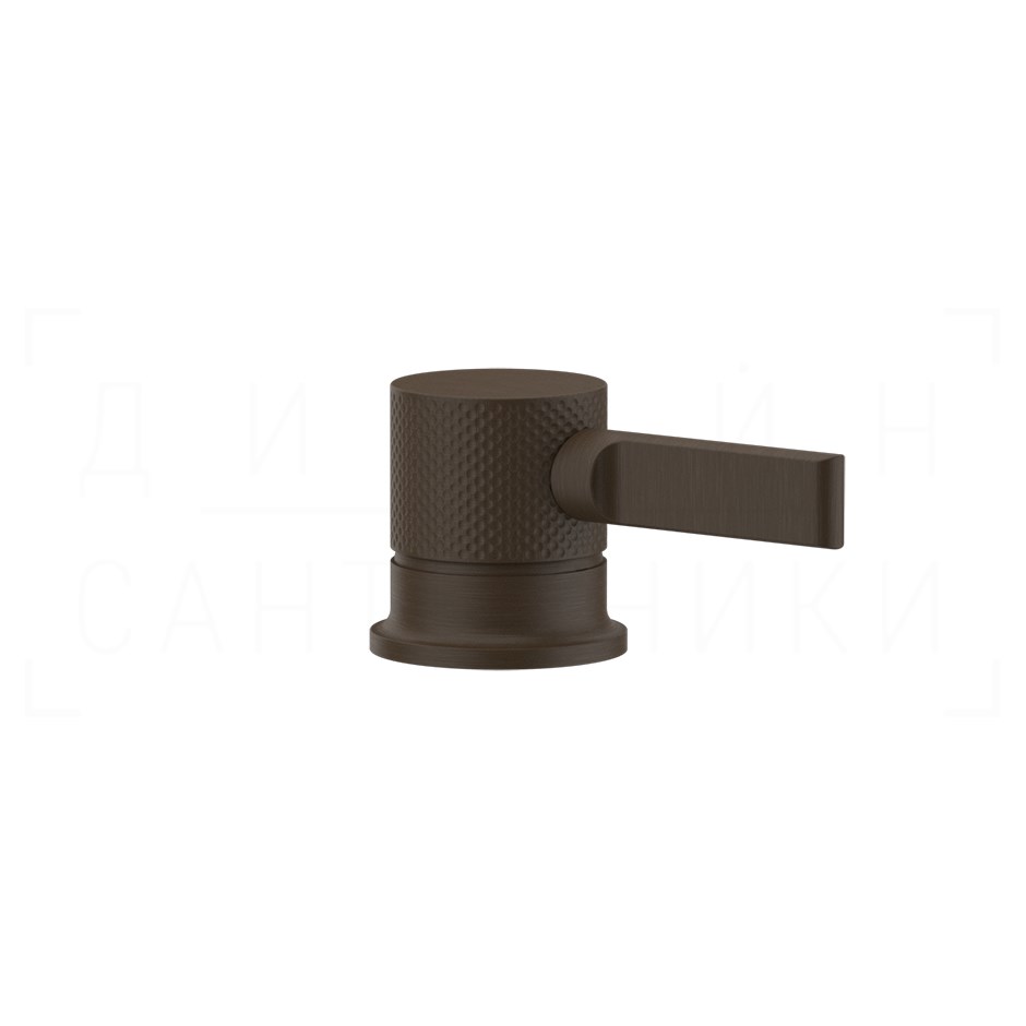 Gessi Inciso Смеситель для раковины, без излива и донного клапана, цвет: dark bronze 58200#845