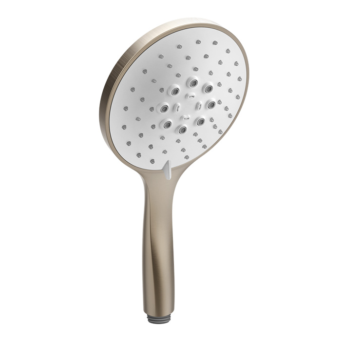 Gessi Ручной душ с ручкой из пластика, 3 вида струи, цвет: finox brushed nickel 14376#149