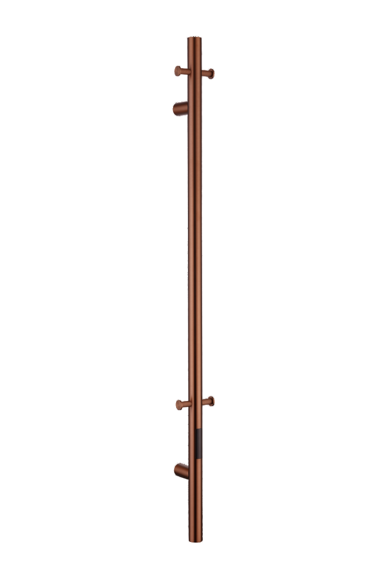 Boheme Uno Полотенцесушитель сенсорный электрический с крючками, цвет: brushed bronze 726-BRB